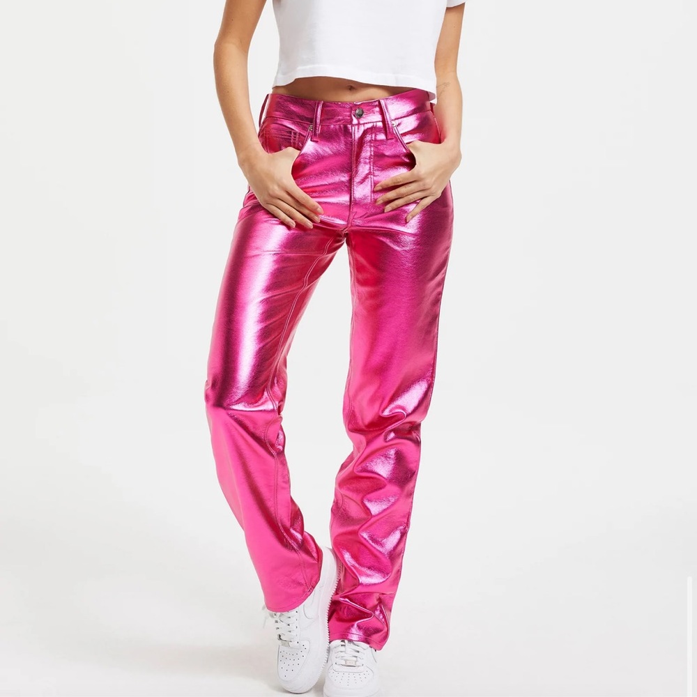 NWT GOOD ICON METALLIC - Pink Sz 10